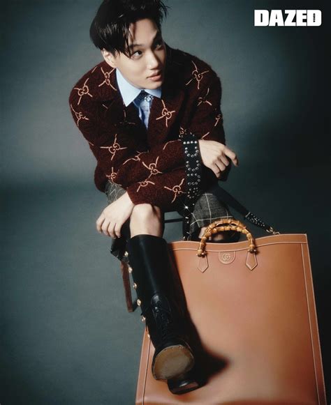 kai gucci photoshoot|EXO KAI for DAZED Korea x GUCCI October Issue 2022.